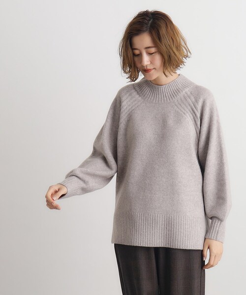 grove（グローブ） ニット セーター 「洗える」ミルドライクウール混