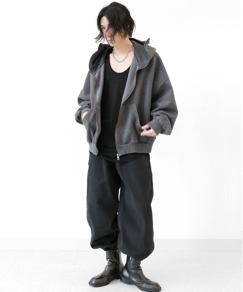 minsobi（ミンソビ） トレーナー スウェット バラクラバジップアップ