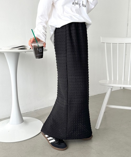 CLEA スカート ジャガードレースタイトスカート : ZOZOTOWN Yahoo!店  