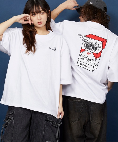 unrelaxing（アンリラクシング） tシャツ オーバーサイズ 刺繍 Tシャツ