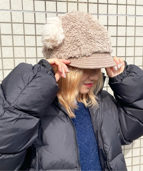 キャップ 帽子 「HIKA」くま耳ボアCAP レディース メンズ : ZOZOTOWN