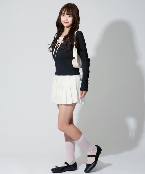 ALLuRing ChaRm スカート 夏 Pleated Skirt Pants / プリーツスカート