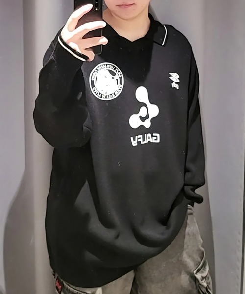 ニット セーター A'GEM/9 × .kom 「GALFY/ガルフィー」わんわん FC ニットユニフォーム レディース メンズ GALFY ニット セーター A'GEM/9 × .kom 「GALFY/ガルフィー