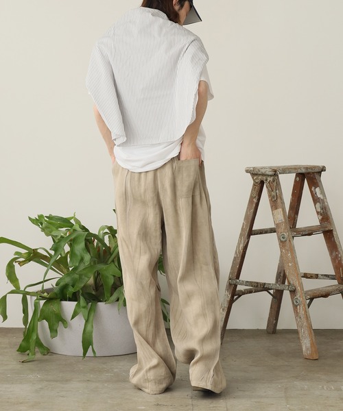 ROOP TOKYO パンツ レイヤーデザインパンツ メンズ レディース