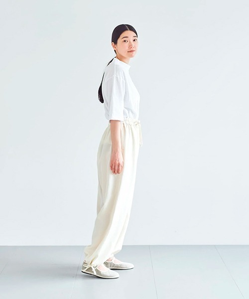 ata（アタ） パンツ ata pants 2. / テンセルリネン 裾絞りパンツ