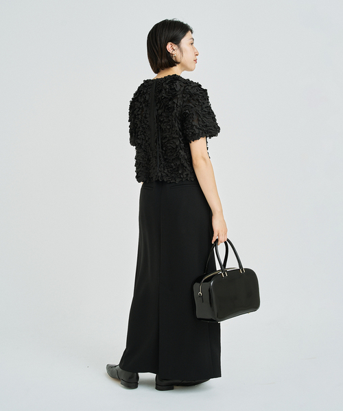 HARDY NOIR HARDYMOOD Jersey スカート HARDY NOIR スカート 「追加」2タックロングスカート 2