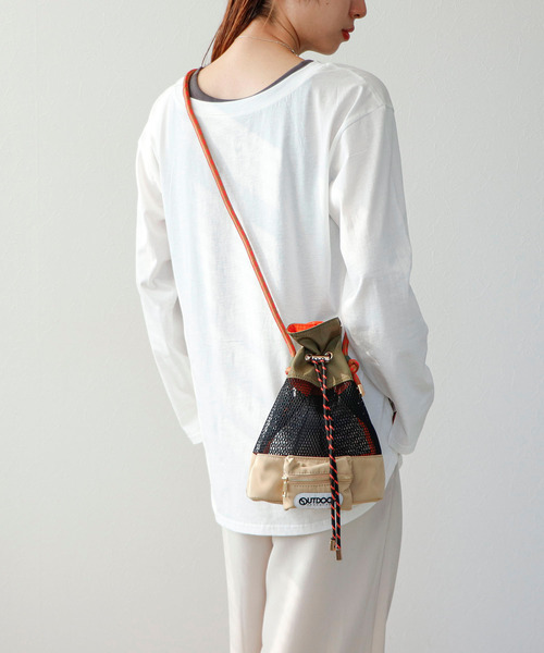 完売品 新品未使用 RISLEY×OUTDOOR CANDYメッシュポシェット セール】【RISLEY×OUTDOOR PRODUCTS】 CANDYメッシュポシェット