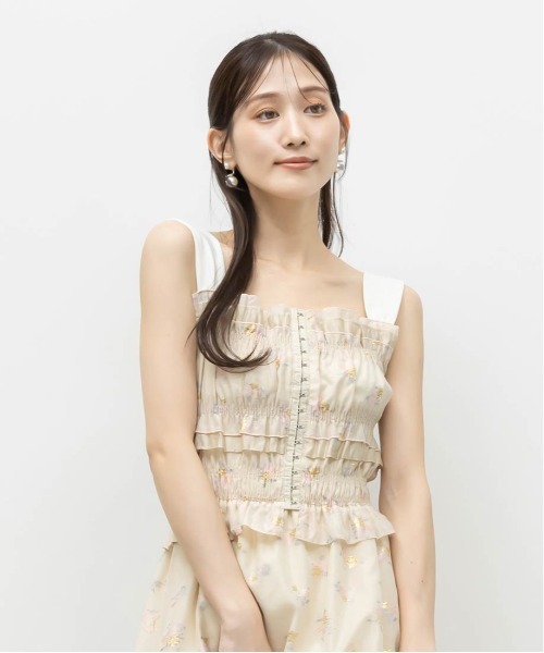 RANDA（ランダ） ワンピース ショルダーリボンワンピース : ZOZOTOWN