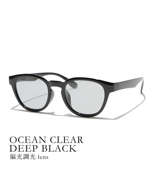 jugaad14 サングラスCOVE CLEAR deep black COVE CLEAR deep black サングラス | jugaad14
