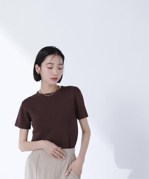 NATURAL BEAUTY BASIC ニット セーター 総針ベーシックシリーズ