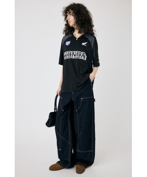 MOUSSY（マウジー） tシャツ HONDA RACING GAME シャツ レディース