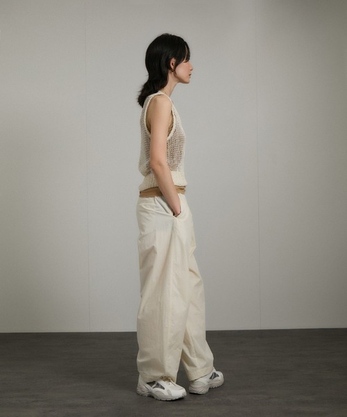 新品タグ付き　エリコカトリシアーガータータンクトップ ☆エリコカトリ☆sheer gater tank topシアータンク ブルー - メルカリ