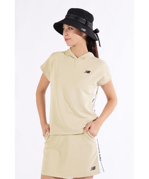 トレーナー スウェット 「new balance golf」接触冷感 フレンチスリーブ プルオーバー フーディー (WOMENS) レディース New Balance Golf トレーナー スウェット 「new balance golf