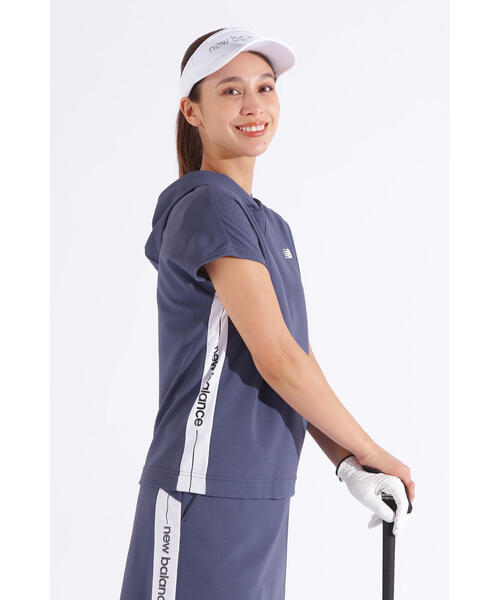 トレーナー スウェット 「new balance golf」接触冷感 フレンチスリーブ プルオーバー フーディー (WOMENS) レディース New Balance Golf トレーナー スウェット 「new balance golf