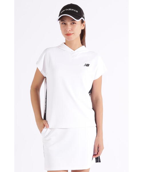 トレーナー スウェット 「new balance golf」接触冷感 フレンチスリーブ プルオーバー フーディー (WOMENS) レディース New Balance Golf トレーナー スウェット 「new balance golf
