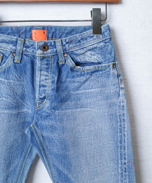 デニム・ジーパン   SS24 JEANS (DW0DW1761830 1CE) ROOMY STRAIGHT MONROE ダメージ加工ルーミーストレートデニム