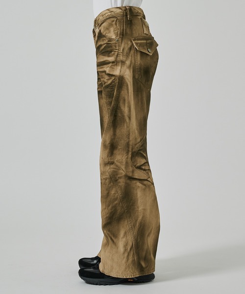 〈NVRFRGT〉3D TWISTED JEANS 2.0 NVRFRGT - 【残りわずか】3D Twisted Wide Leg Jeans | ACRMTSM