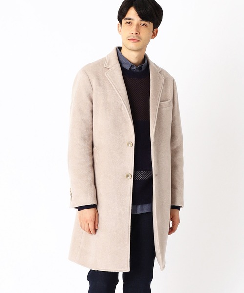 COMME CA ISM ブラウン チェスターコート Lサイズ COMME CA ISM（コムサイズム） チェスターコート MEDIUM ブラウン