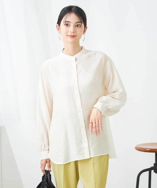 alice auaa 楊柳ペイントブラウス オフホワイト alice auaa 楊柳ペイントブラウス オフホワイト （alice auaa