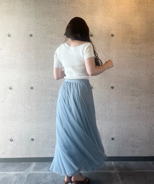 THEODORIC.dy（セオドリックディ） ロング スカート エアリーチュール
