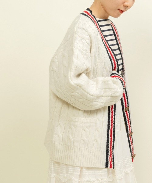 CHILD WOMAN（チャイルドウーマン） カーディガン チルデンニット