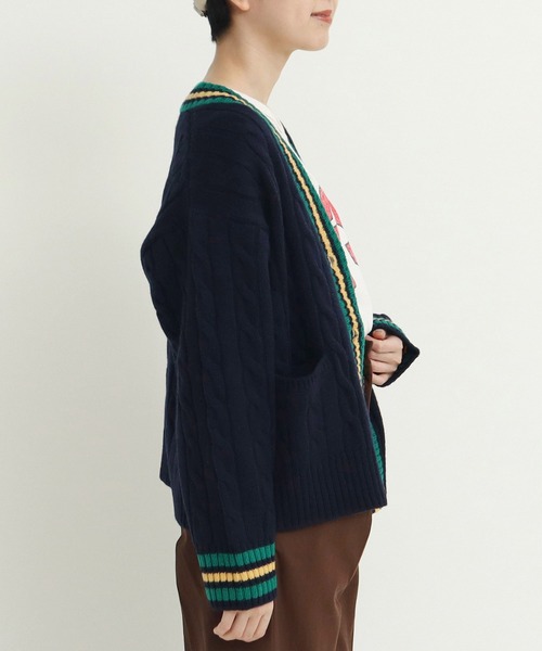 CHILD WOMAN（チャイルドウーマン） カーディガン チルデンニット