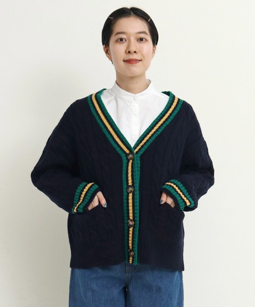 CHILD WOMAN カーディガン CHILD WOMAN（チャイルドウーマン） カーディガン チルデンニット