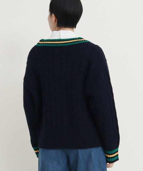 CHILD WOMAN（チャイルドウーマン） カーディガン チルデンニット