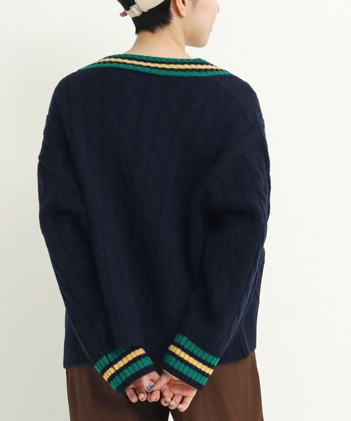 CHILD WOMAN（チャイルドウーマン） カーディガン チルデンニット