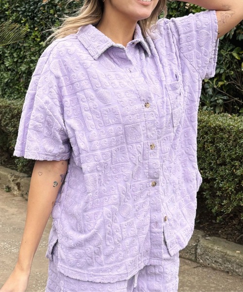 ROXY（ロキシー） ブラウス シャツ 半袖 SUNBATHING SHIRT /ロキシー総