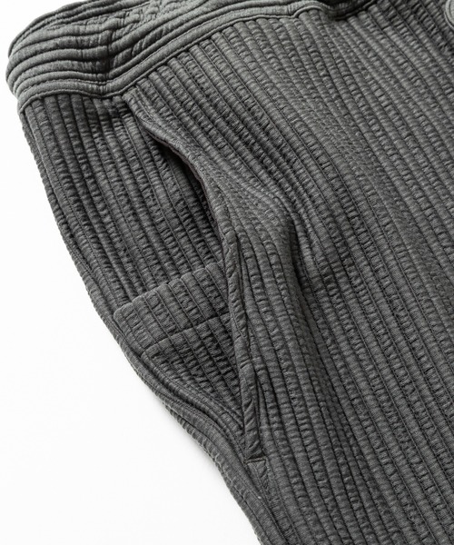 meanswhile スラックス Uneven Fabric Slim Slacks メンズ