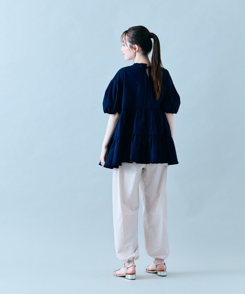 Audie a Muses（オーディア ミューズ） ブラウス シャツ 夏 半袖 ミニ
