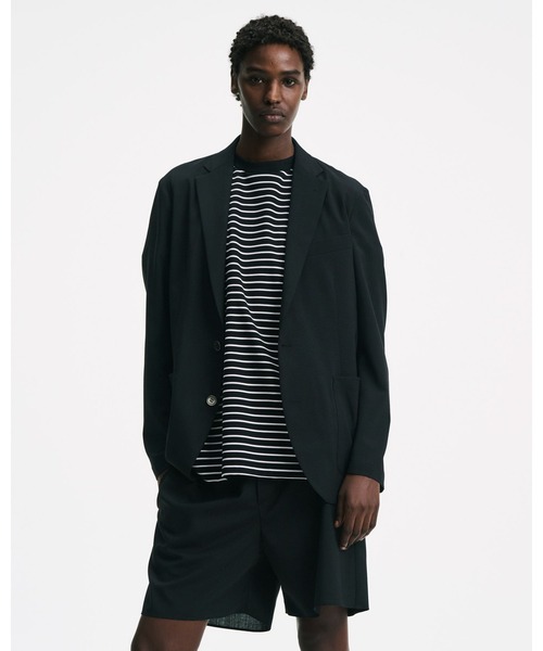 ジャケット テーラードジャケット HIGH-TWIST POPLIN JACKET メンズ レディースの画像
