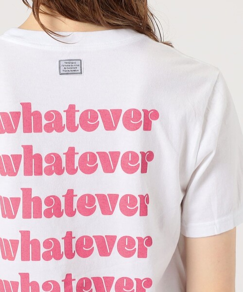 TANG tシャツ TANGTANG WHATEVER Tシャツ レディース : ZOZOTOWN