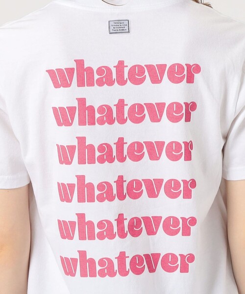TANG tシャツ TANGTANG WHATEVER Tシャツ レディース : ZOZOTOWN