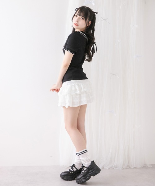 DearMyLoveRose（ディアマイラブローズ） スカート レースティアード