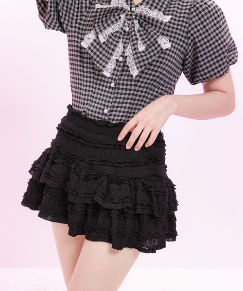 DearMyLoveRose（ディアマイラブローズ） スカート レースティアード