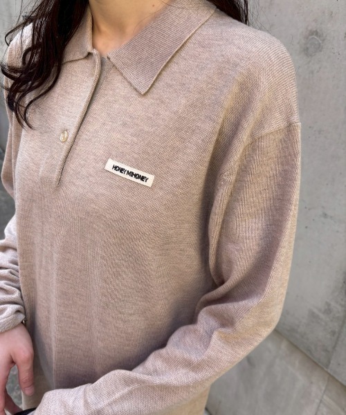 logopoloknitminione-piece ハニーミーハニー acka HONEY MI HONEY