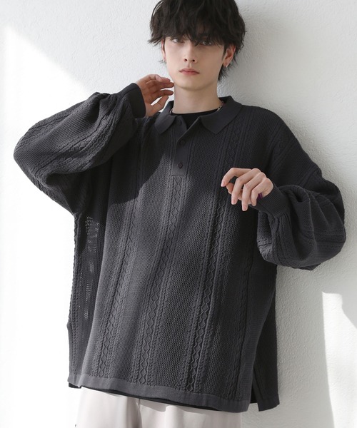 LILL（リル） 長袖ニット M チャコール メンズ : ZOZOTOWN Yahoo!店