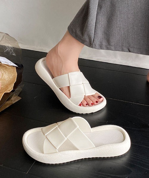 ADDITION STORE サンダル 「 海やプールに最適 」CROSS FLOWER SANDAL