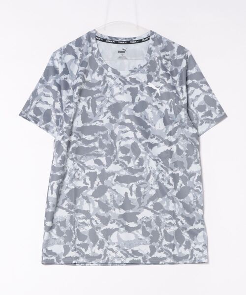 「PUMA」 半袖Tシャツ MEDIUM シルバー メンズ
