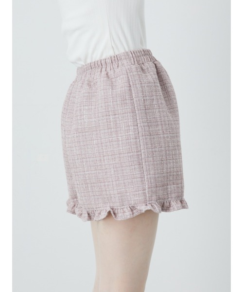 Ank Rouge（アンクルージュ） ワンピース ハートエプロンツイードSETUP