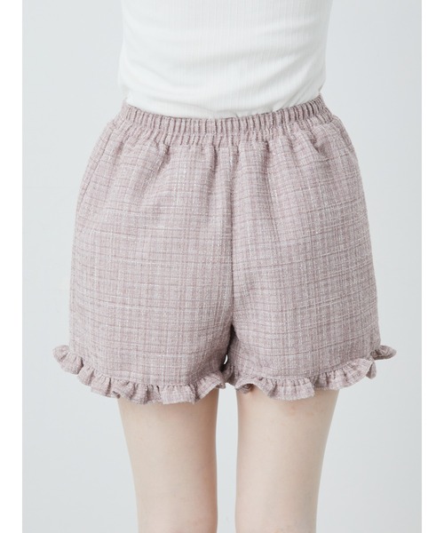 Ank Rouge（アンクルージュ） ワンピース ハートエプロンツイードSETUP