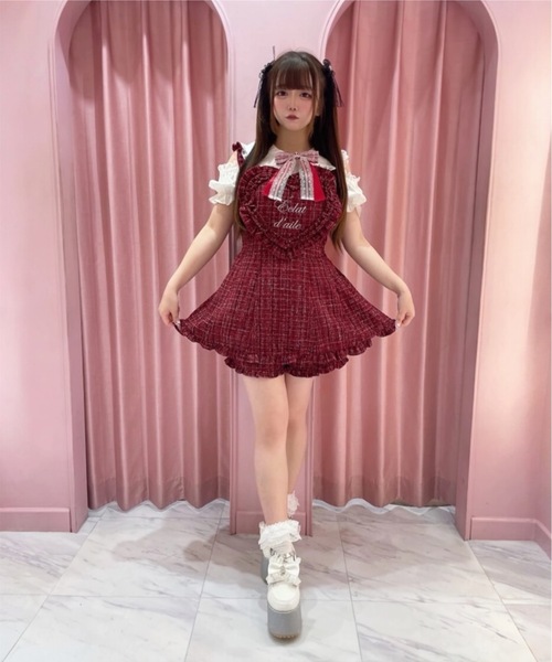 Ank Rouge ハートエプロンセットアップ ハートエプロンセットアップ - Ank Rouge(アンクルージュ)の