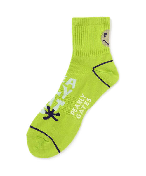 PEARLY GATES（パーリーゲイツ） 靴下 「PEARLY GATES」BIGロゴ