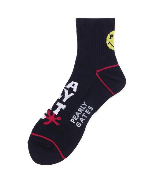 PEARLY GATES（パーリーゲイツ） 靴下 「PEARLY GATES」BIGロゴ