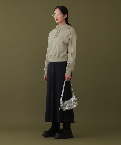 ロエベ　パーカー　クロップドフーディー　スウェット LOEWE】ロエベ『アナグラム ロゴ クロップド フーディー sizeXS