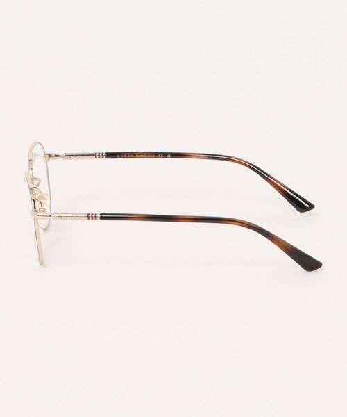 伊達メガネ メガネ 眼鏡 「GUCCI/グッチ」ラウンド メガネ GG0392O 002 メンズ レディースの画像