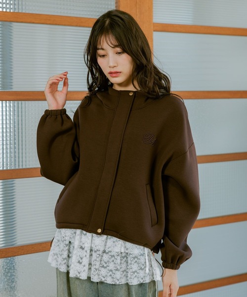 レピピ　アウター　まとめ売り　160 ファーフーディー　スタジャン　パーカー repipi armario（レピピアルマリオ） パーカー 「10C REPIPI」WZIP