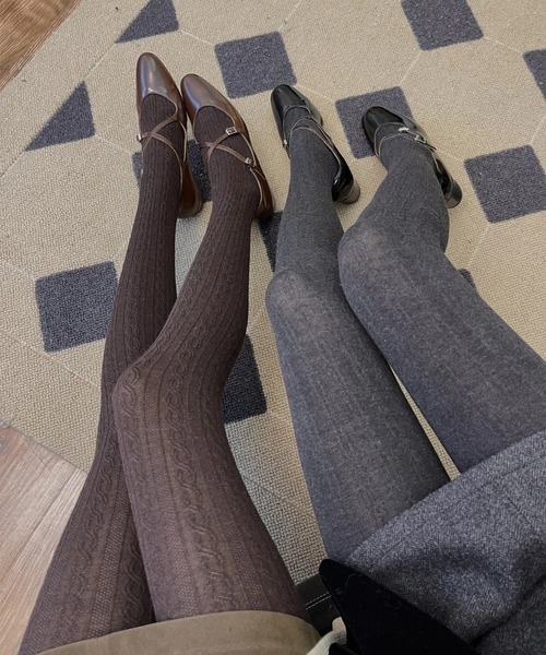 タイツ/ストッキング CLANE MIX COLOR KNIT TRENKER 25SS先行予約アイテム紹介Part2】12月13日（金）から始まる先行予約会